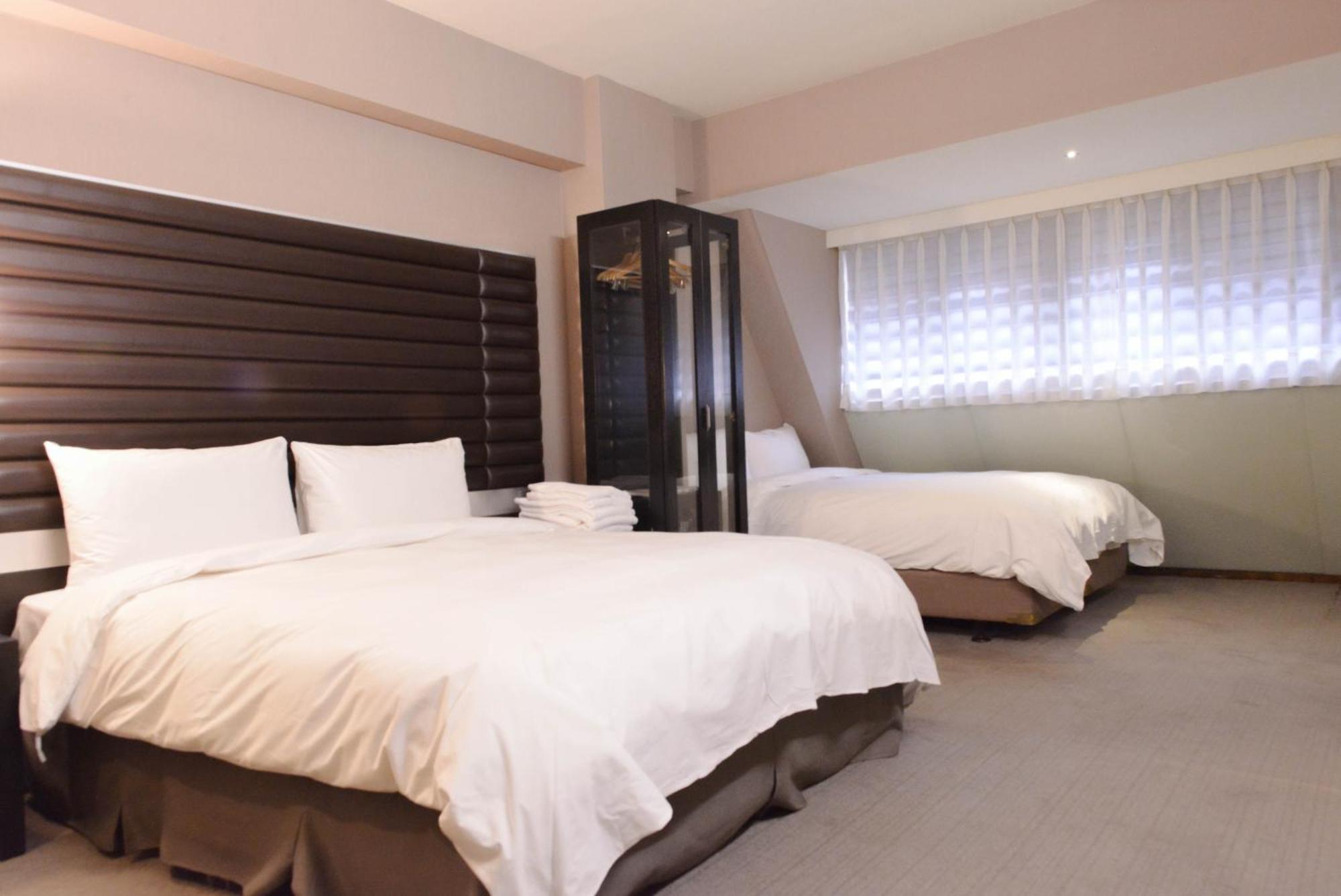 新麗旅店 Newful Hotel Tajpej Buitenkant foto